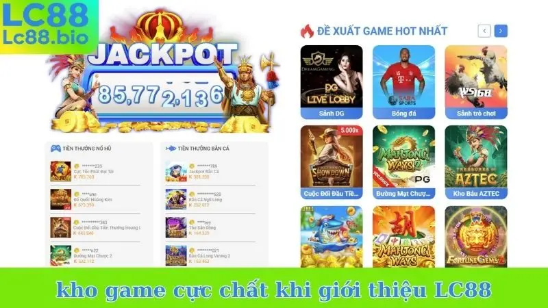 kho game cực chất khi giới thiệu LC88